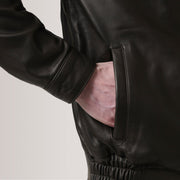 Alfred Leren Bomberjack voor Heren – alternate product view 6