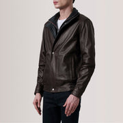 Alfred Leren Bomberjack voor Heren – alternate product view 3
