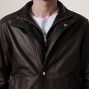 Alfred Leren Bomberjack voor Heren – alternate product view 4