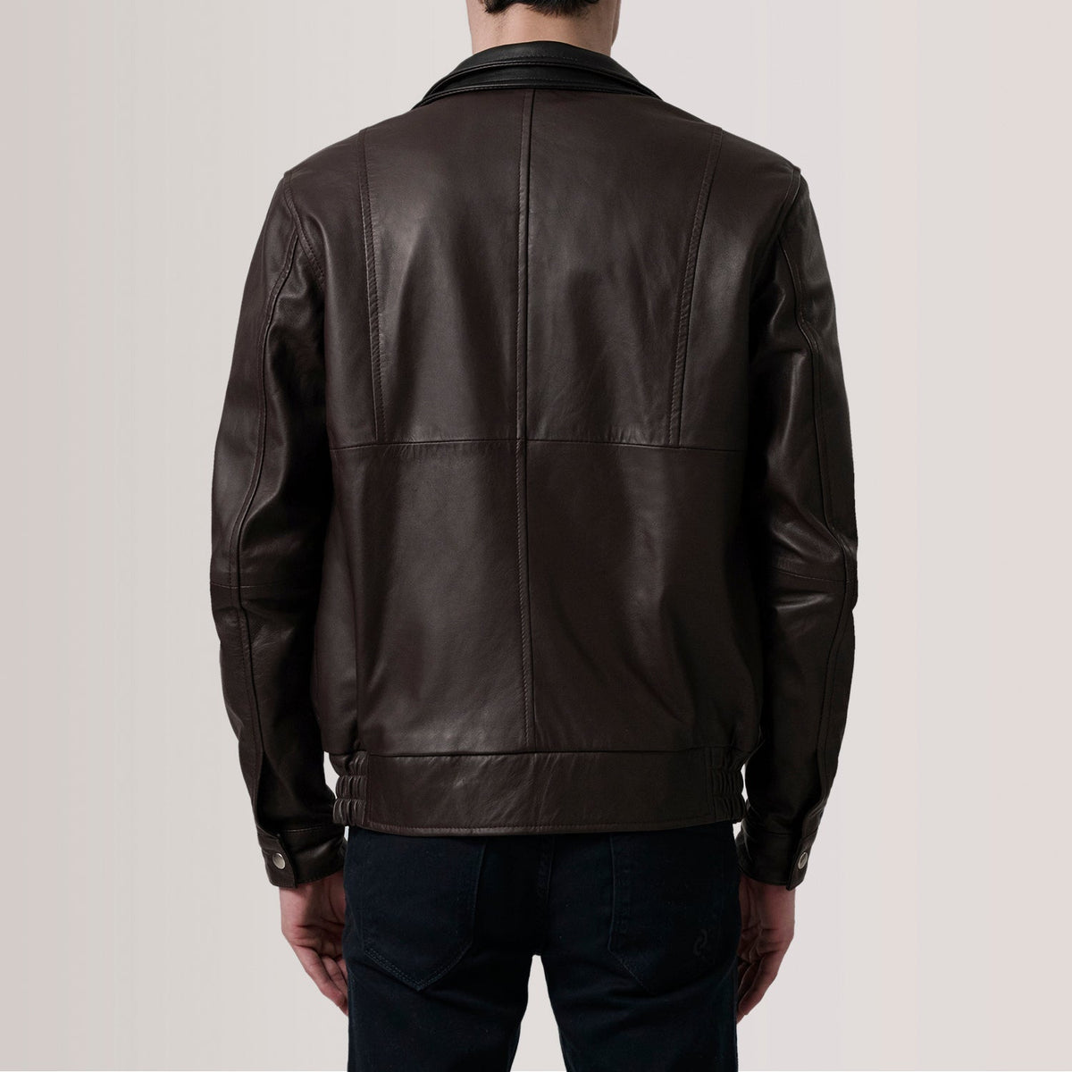 Alfred Leren Bomberjack voor Heren – alternate product view 5