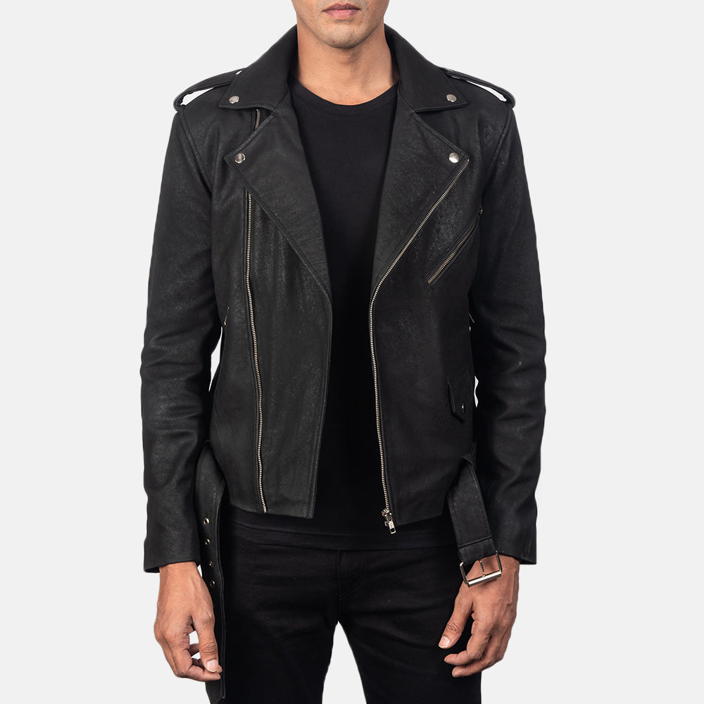 
Allaric Alley Leren Bikerjack voor Heren – alternate product view 1