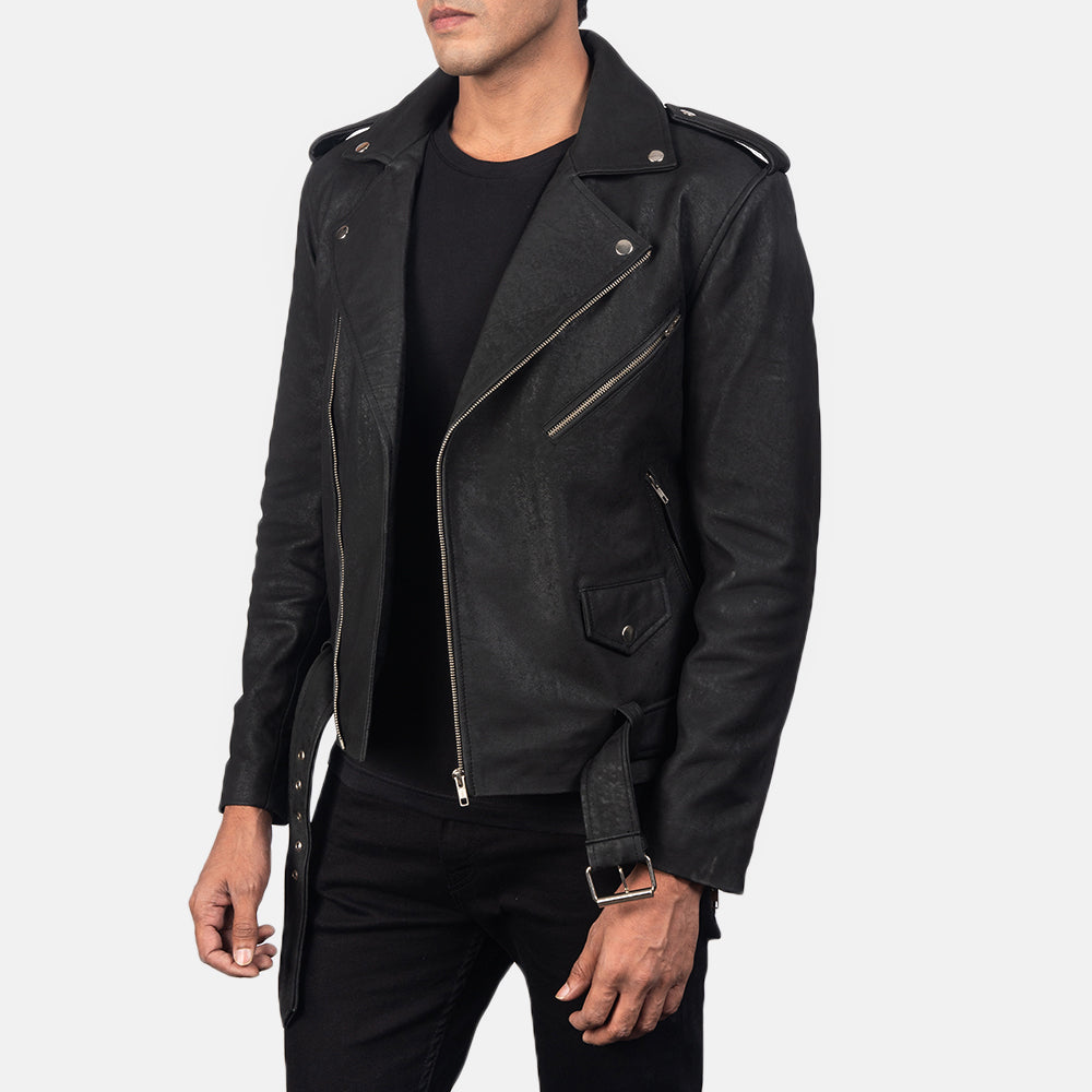 
Allaric Alley Leren Bikerjack voor Heren – alternate product view 2