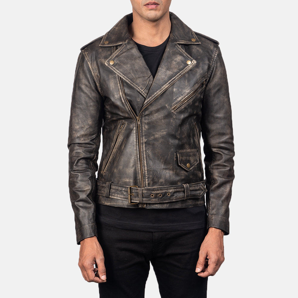 
Allaric Alley Leren Bikerjack voor Heren – alternate product view 1