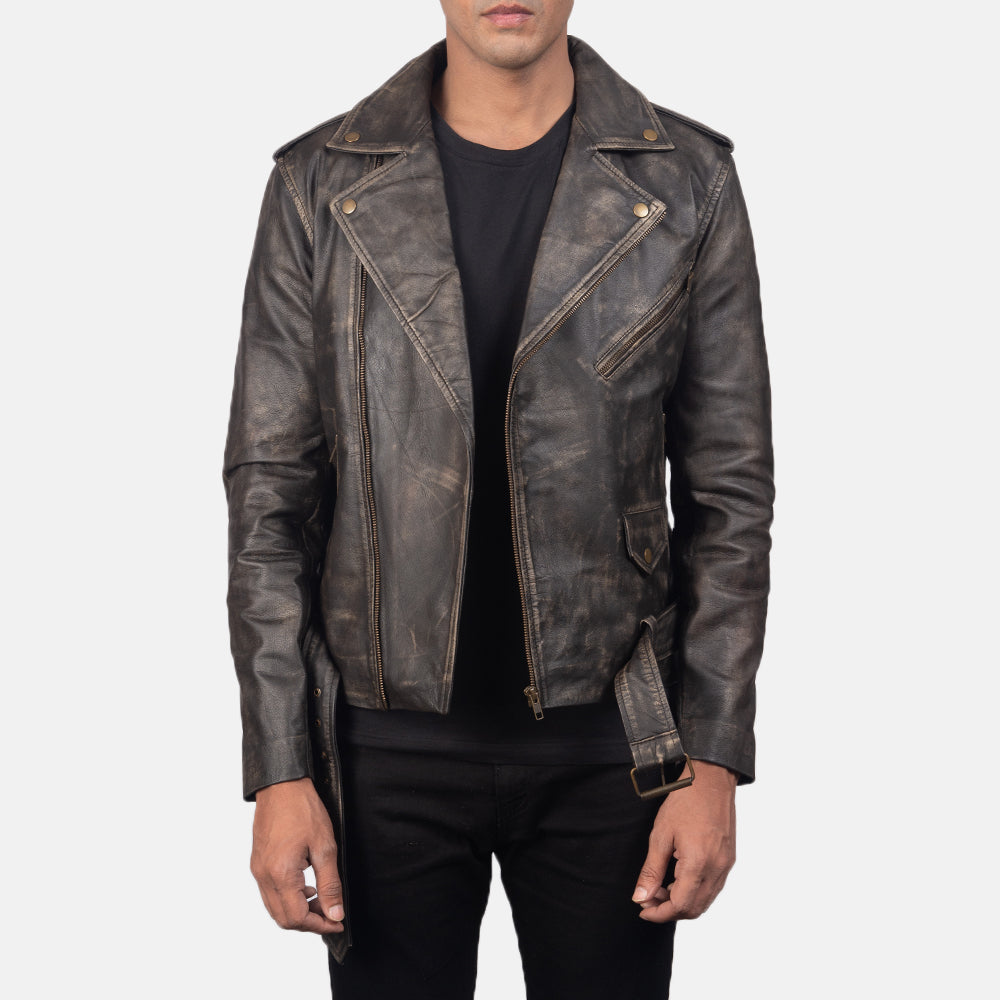 
Allaric Alley Leren Bikerjack voor Heren – alternate product view 3