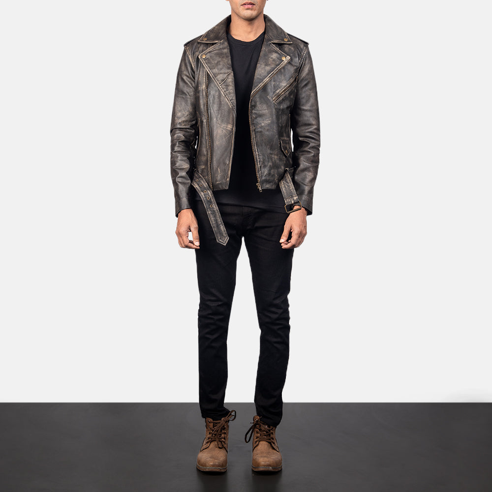 
Allaric Alley Leren Bikerjack voor Heren – alternate product view 4