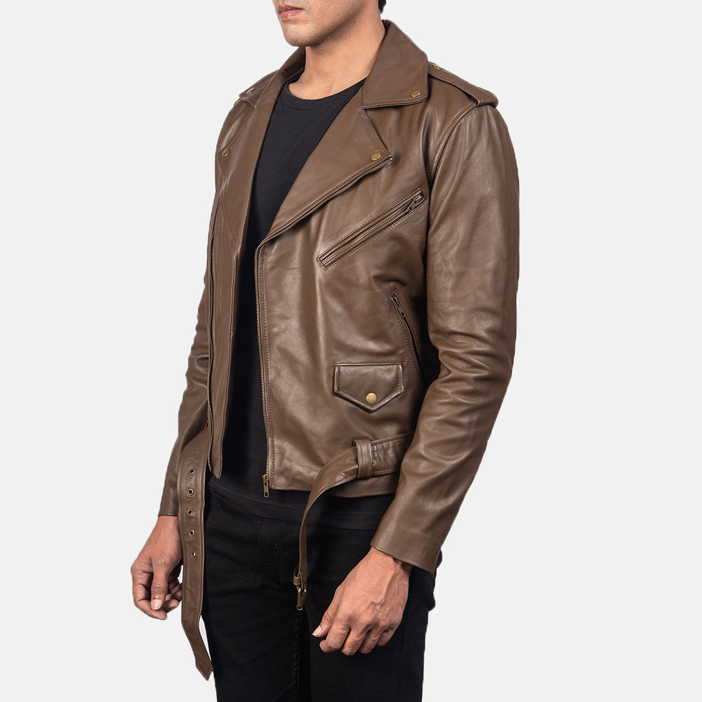 
Allaric Alley Leren Bikerjack voor Heren – alternate product view 2