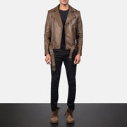 
Allaric Alley Leren Bikerjack voor Heren – alternate product view 4
