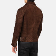 Armand Groen Leren Bikerjack voor Heren – alternate product view 5