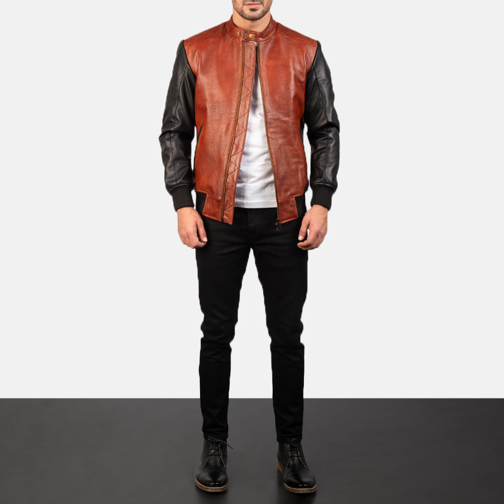 
Avan Leren Bomberjack voor Heren – alternate product view 3