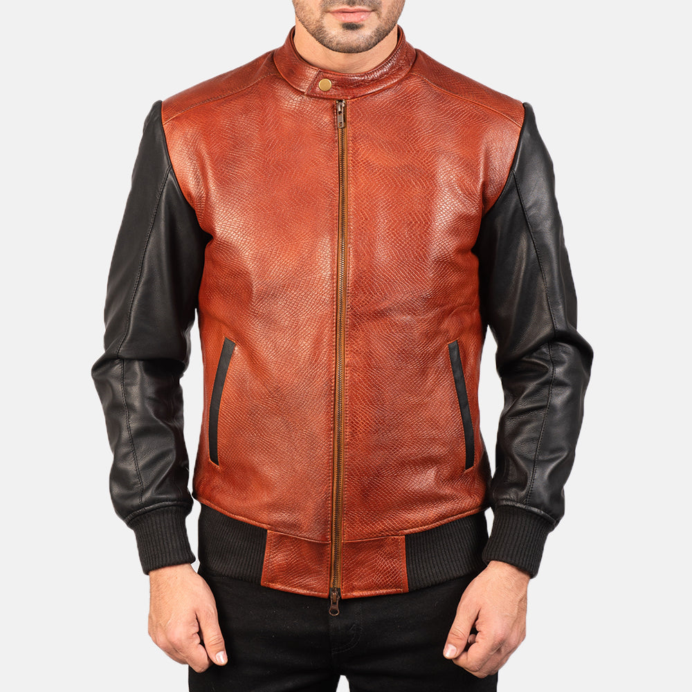 
Avan Leren Bomberjack voor Heren – alternate product view 4