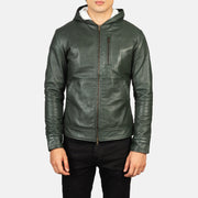 Baston Leren Bomberjack voor Heren – alternate product view 4