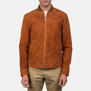 Blain Bruin Leren Bomberjack voor Heren – alternate product view 3