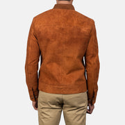 Blain Bruin Leren Bomberjack voor Heren – alternate product view 5