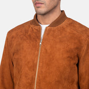 Blain Bruin Leren Bomberjack voor Heren – alternate product view 6