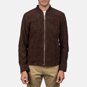 Blain Bruin Leren Bomberjack voor Heren – alternate product view 4