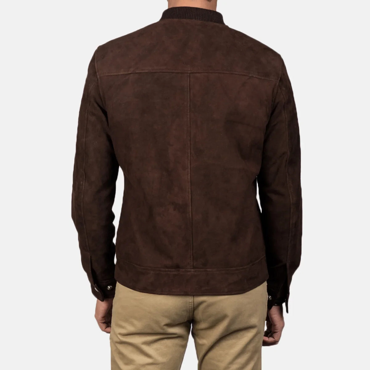 Blain Bruin Leren Bomberjack voor Heren – alternate product view 5