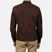 Blain Bruin Leren Bomberjack voor Heren – alternate product view 5