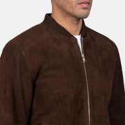 Blain Bruin Leren Bomberjack voor Heren – alternate product view 6