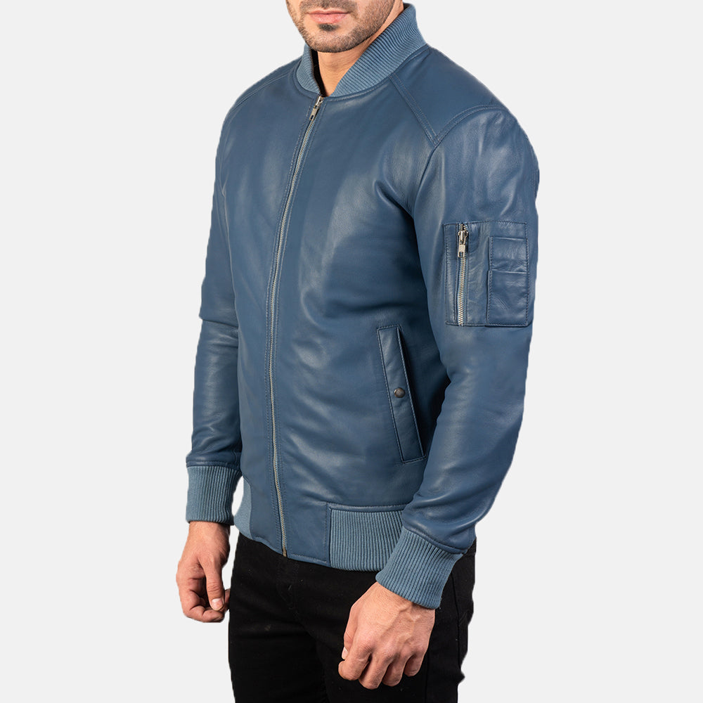 
Bomia MA-1 Leren Bomberjack voor Heren – alternate product view 2