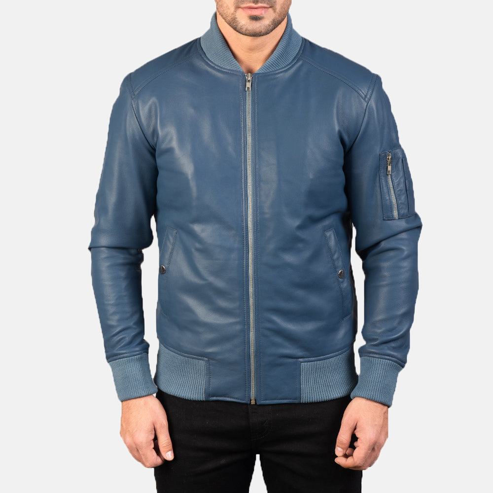 
Bomia MA-1 Leren Bomberjack voor Heren – alternate product view 4