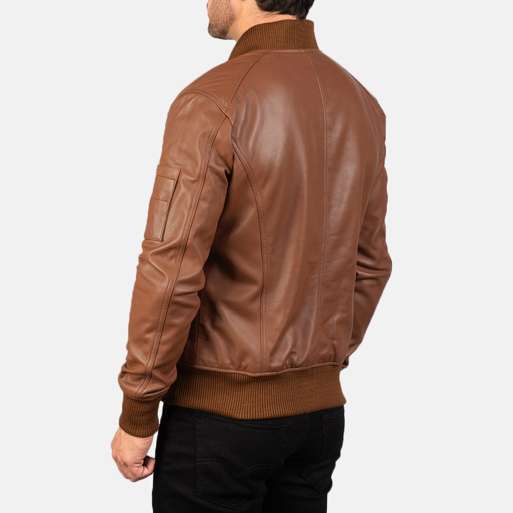 
Bomia MA-1 Leren Bomberjack voor Heren – alternate product view 5