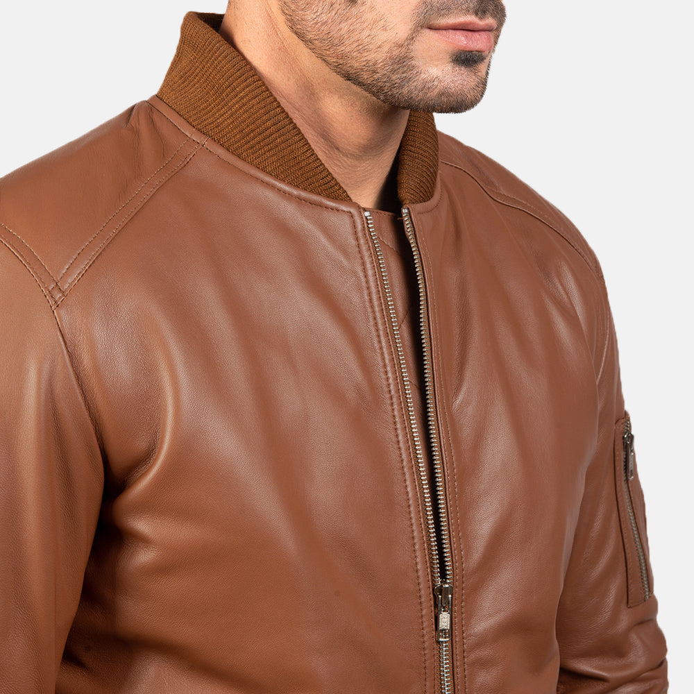 
Bomia MA-1 Leren Bomberjack voor Heren – alternate product view 6