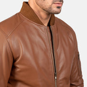 
Bomia MA-1 Leren Bomberjack voor Heren – alternate product view 6