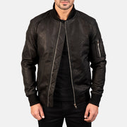 
Bomia MA-1 Leren Bomberjack voor Heren – alternate product view 1