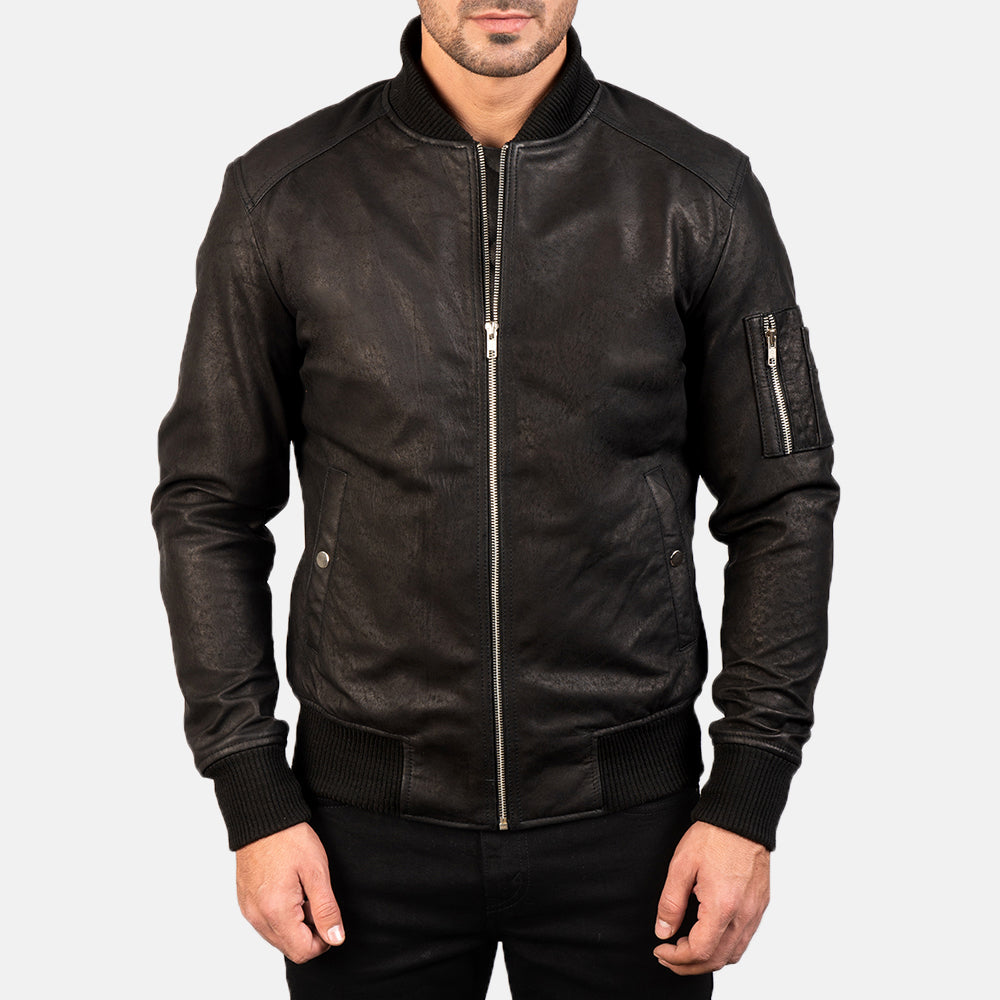 
Bomia MA-1 Leren Bomberjack voor Heren – alternate product view 3