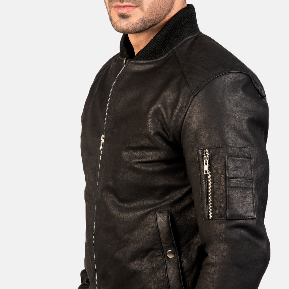 
Bomia MA-1 Leren Bomberjack voor Heren – alternate product view 5