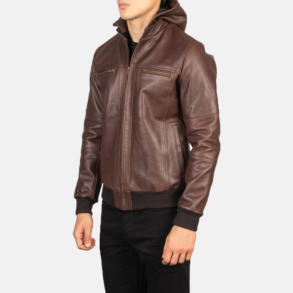 
Bouncer Biz Leren Bomberjack voor Heren – alternate product view 2