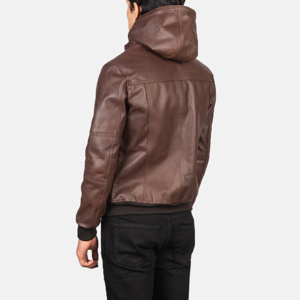 
Bouncer Biz Leren Bomberjack voor Heren – alternate product view 5