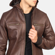 
Bouncer Biz Leren Bomberjack voor Heren – alternate product view 6
