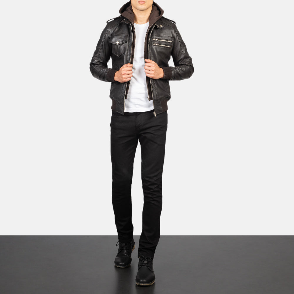 Bravado Leren Bomberjack voor Heren – alternate product view 3