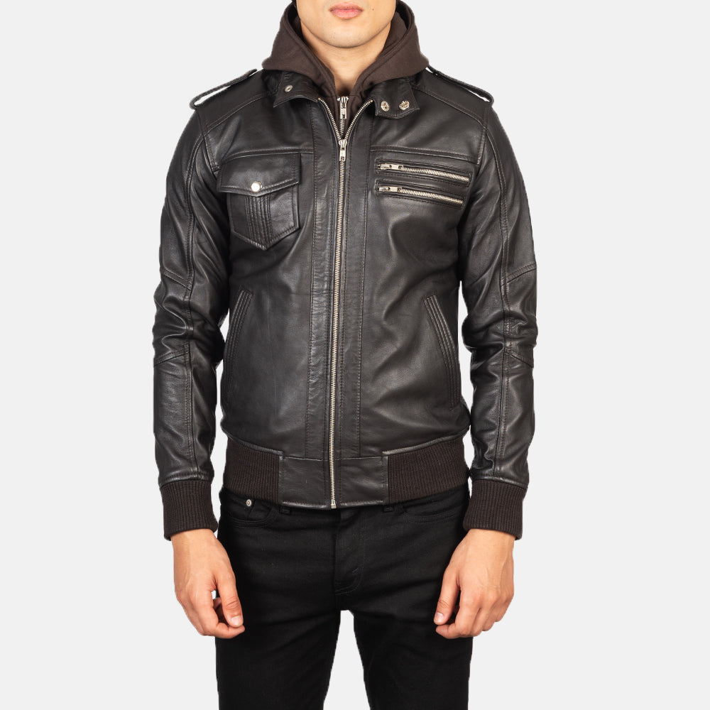 Bravado Leren Bomberjack voor Heren – alternate product view 4