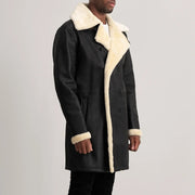 
Charles Leren Jas Bruin Shearling Leren Jas voor Heren – alternate product view 2