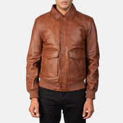 Coffmen Leren Bomberjack voor Heren – alternate product view 4