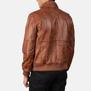 Coffmen Leren Bomberjack voor Heren – alternate product view 5