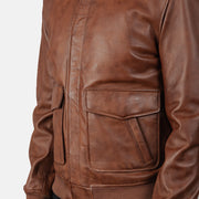 Coffmen Leren Bomberjack voor Heren – alternate product view 6