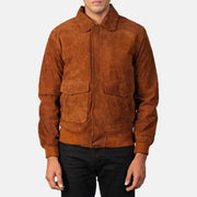Coffmen Leren Bomberjack voor Heren – alternate product view 4