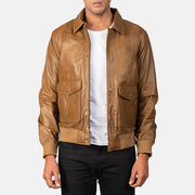 Coffmen Leren Bomberjack voor Heren – alternate product view 1