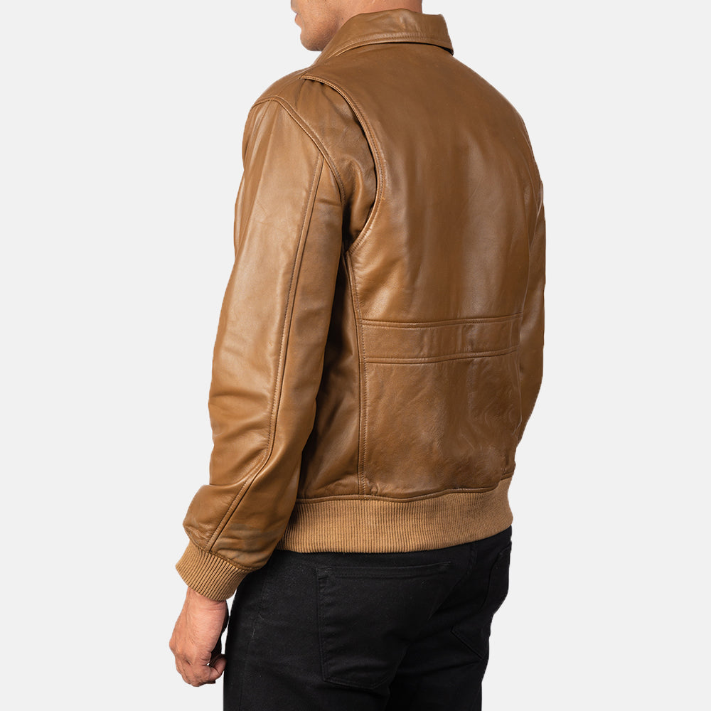 Coffmen Leren Bomberjack voor Heren – alternate product view 5