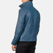 Columbus Leren Bomberjack voor Heren – alternate product view 5