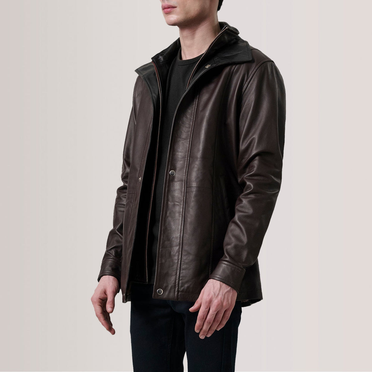 Connor Leren Jas voor Heren – alternate product view 3