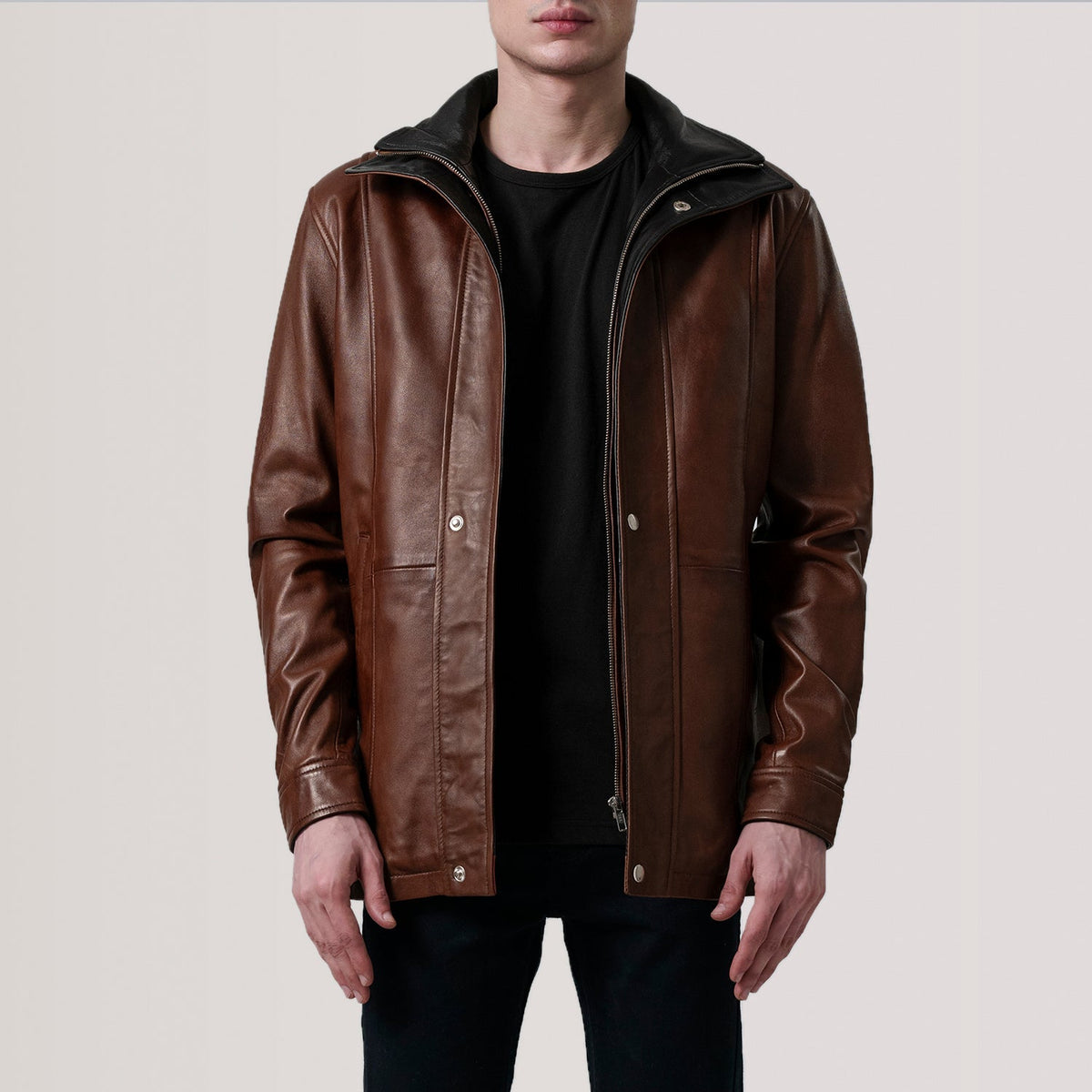 Connor Leren Jas voor Heren – alternate product view 1