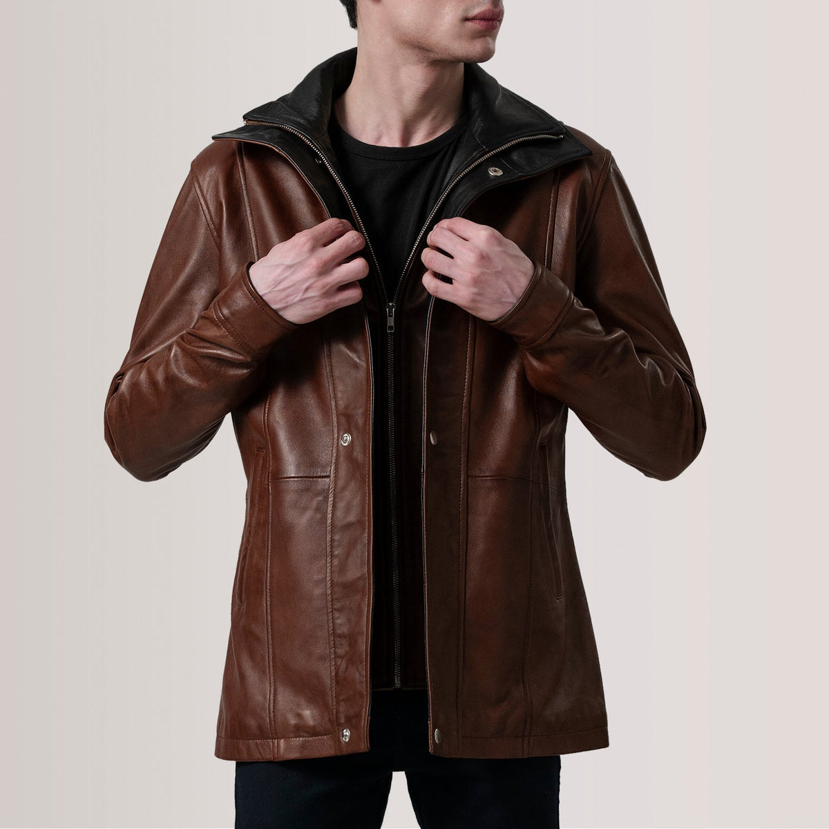 Connor Leren Jas voor Heren – alternate product view 5