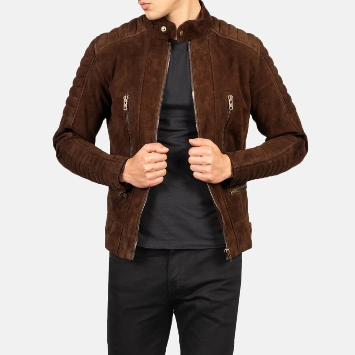
Damian Leren Bikerjack voor Heren – alternate product view 1