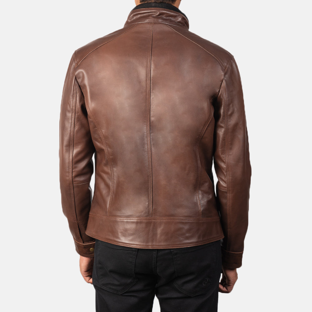 Darren Leren Bikerjack voor Heren – alternate product view 5