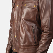 Darren Leren Bikerjack voor Heren – alternate product view 6