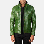 Darren Leren Bikerjack voor Heren – alternate product view 1